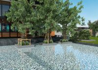 Стеклянная мозаика Vidrepur Nature Olympic №5605 на сетке 25х25 см — фото 2, Мозаика