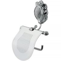 Держатель туалетной бумаги Migliore Cleopatra 16654 с крышкой Хром — фото 2, Держатели туалетной бумаги