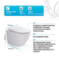 Товар: Комплект унитаза WellWant Aura WWU01122W с инсталляцией Grohe Rapid SL 38811KF0 с сиденьем Микролифт и Черной матовой клавишей смыва - фото 2 Комплект унитаза WellWant Aura WWU01122W с инсталляцией Grohe Rapid SL 38811KF0 с сиденьем Микролифт и Черной матовой клавишей смыва — фото 2, Комплекты унитаз + инсталляция