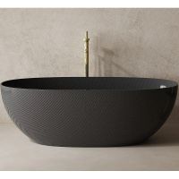 Карбоновая ванна Abber Karbon 170x75 AK9001-1.7 Черная без гидромассажа — фото 1, Акриловые ванны