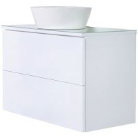 Товар: Тумба с раковиной Orange Otto 75 Ot-75TuGLASS+B08-360W подвесная Белый глянец - фото 2 Тумба с раковиной Orange Otto 75 Ot-75TuGLASS+B08-360W подвесная Белый глянец — фото 2, Мебель для ванной