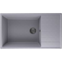 Кухонная мойка Ulgran Quartz Prima 860-05 Бетон — фото 1, Кухонные мойки