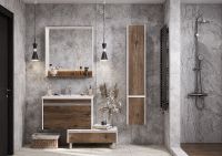 Товар: Тумба под раковину Aquaton Капри 80 1A230201KPDB0 подвесная Таксония темная - фото 10 Тумба под раковину Aquaton Капри 80 1A230201KPDB0 подвесная Таксония темная — фото 10, Мебель для ванной