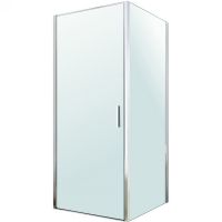 Душевой уголок Berges Legos LS-1 90х80 061033 профиль Хром стекло прозрачное — фото 1, Прямоугольные душевые уголки