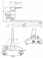 Товар: Смеситель для ванны Viko V-4315 универсальный Хром - фото 10 Смеситель для ванны Viko V-4315 универсальный Хром — фото 10, Смеситель для ванны