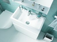 Товар: Тумба с раковиной 1MarKa Mira 60Н У83301 Белый глянец - фото 4 Тумба с раковиной 1MarKa Mira 60Н У83301 Белый глянец — фото 4, Мебель для ванной