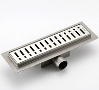 Товар: Душевой лоток Gappo G83007-3 с решеткой Сатин - фото 2 Душевой лоток Gappo G83007-3 с решеткой Сатин — фото 2, Душевые лотки