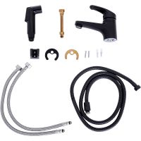 Товар: Смеситель для раковины Orange OneLife P01-022b с гигиеническим душем Черный матовый - фото 6 Смеситель для раковины Orange OneLife P01-022b с гигиеническим душем Черный матовый — фото 6, Смесители для раковины