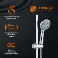 Товар: Душевая система Orange Alfi M18-933cr Хром - фото 9 Душевая система Orange Alfi M18-933cr Хром — фото 9, Душевое оборудование. Душевая программа