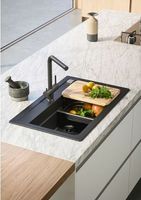 Кухонная мойка Alveus Granital Atrox 40 Carbon G91 790x500 1140447 Угольная — фото 6, Кухонные мойки