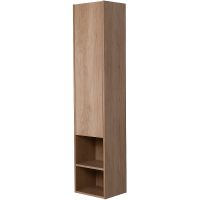 Шкаф пенал BelBagno Kraft 33 L KRAFT-1600-1A-SC-RNN-L подвесной Rovere Nebrasca Nature — фото 2, Мебель для ванной