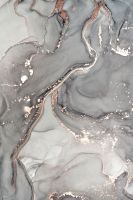 Фреска Ortograf Fluid art 34055 Фактура флок FLK Флизелин (1,8*2,5) Серый, Абстракция — фото 2, Фрески