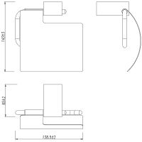 Товар: Держатель туалетной бумаги Lemark Smooth Line 9726012 с крышкой Графит - фото 4 Держатель туалетной бумаги Lemark Smooth Line 9726012 с крышкой Графит — фото 4, Держатели туалетной бумаги
