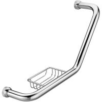 Поручень WasserKRAFT K-1077L Хром — фото 1, Поручни для ванной