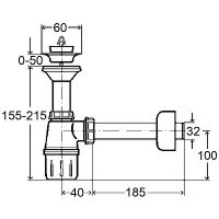 Сифон для раковины Viega 103927 Белый — фото 2, Сифоны для раковины