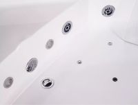 Акриловая ванна Ceruttispa С-401А 150x150 10353 с гидромассажем — фото 9, Акриловые ванны