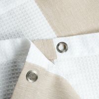 Штора для ванны Fixsen Vafel 180х200 FX-5020A Бежевая — фото 4, Аксессуары для туалета