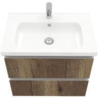 Товар: Тумба под раковину Laparet Electra 70 LE-WCAB-70-222 подвесная Дуб Рока - фото 3 Тумба под раковину Laparet Electra 70 LE-WCAB-70-222 подвесная Дуб Рока — фото 3, Мебель для ванной