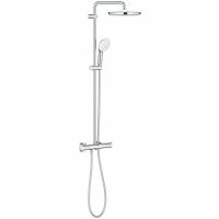 Товар: Душевая система Grohe Tempesta 250 с термостатом Хром арт-26670001 - фото 2 Душевая система Grohe Tempesta 250 с термостатом Хром арт-26670001 — фото 2, Душевые стойки