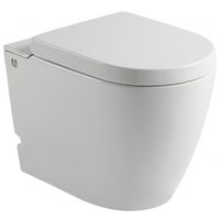 Унитаз Ceruttispa CT7264 с импульсным смывом приставной с сиденьем Микролифт — фото 2, Приставные унитазы