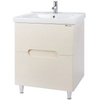 Тумба под раковину Bellezza Андрэа 100 4639017110073 Бежевая — фото 1, Мебель для ванной