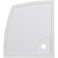 Душевой поддон из искусственного камня Aquanet Ivo 90x100 L 180597 Белый — фото 1, Душевые поддоны из искусственного камня