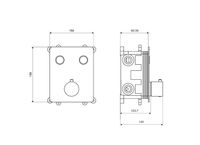 Товар: Смеситель для душа Excellent Krotos AREX.8045CR с термостатом Хром - фото 5 Смеситель для душа Excellent Krotos AREX.8045CR с термостатом Хром — фото 5, Смесители