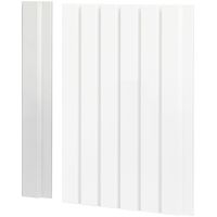 Рейка начальная для реечной панели Ликорн РП-1.Л.16.2800 светло-серая 2800x65x16 мм — фото 2, Панели