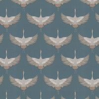 Обои Marburg Otaru 34581 Винил на флизелине (1,06*10,05) Бирюзовый/Бронзовый, Птицы — фото 1, Обои для стен