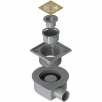 Товар: Душевой трап Boheme Smart Design 984-10-MG с решеткой Золото матовое - фото 2 Душевой трап Boheme Smart Design 984-10-MG с решеткой Золото матовое — фото 2, Трапы для душа