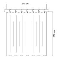 Товар: Штора для ванны Iddis Base 240х200 BG04P18i11 Коричневая - фото 9 Штора для ванны Iddis Base 240х200 BG04P18i11 Коричневая — фото 9, Аксессуары для туалета
