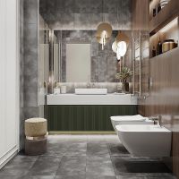 Виниловый ламинат CronaFloor Stone 4V Торнадо Дымчатый BD-1790-10 600х300х4 мм — фото 2, Виниловый ламинат