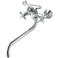 Смеситель для ванны Viko V-1115 универсальный Хром — фото 1, Смеситель для ванны