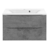 Тумба под раковину Vincea Mia 75 VMC-2MA750BT подвесная Beton — фото 2, Тумбы под раковину