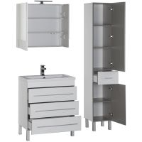 Комплект мебели для ванной Aquanet Верона 75 231040 Белый — фото 7, Комплекты мебели для ванной