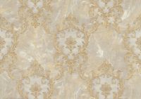 Обои Decori-Decori Carrara 2 83602 Винил на флизелине (1,06*10,05) Бежевый/Золотой, Дамаск — фото 2, Обои для стен