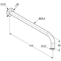 Товар: Душевая система Kludi Bozz 386340576 Хром - фото 18 Душевая система Kludi Bozz 386340576 Хром — фото 18, Встраиваемые душевые комплекты