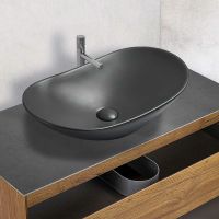 Товар: Раковина-чаша Vincea 62 VBS-508MA Антрацит матовый - фото 2 Раковина-чаша Vincea 62 VBS-508MA Антрацит матовый — фото 2, Раковины накладные