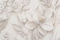 Обои Артекс New Look 6 10981-02 Винил на флизелине (1,06*10,05) Серый/Бежевый, Цветы/Листья — фото 4, Обои для стен