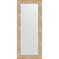 Зеркало Evoform Exclusive-G Floor 207х87 BY 6338 с гравировкой в багетной раме - Состаренное серебро с орнаментом 120 мм — фото 1, Мебель для ванной