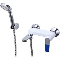 Товар: Смеситель для ванны Frap H34 Белый Хром арт-F3234 - фото 1 Смеситель для ванны Frap H34 Белый Хром арт-F3234 — фото 1, Смеситель для ванны