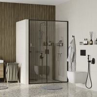 Товар: Душевая дверь WasserKRAFT Dill 120 61S05 профиль Черный матовый стекло прозрачное - фото 3 Душевая дверь WasserKRAFT Dill 120 61S05 профиль Черный матовый стекло прозрачное — фото 3, Душевые двери в нишу