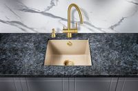 Товар: Кухонная мойка Milacio Leon 45 Cuarzo MC.77094 Бежевая - фото 2 Кухонная мойка Milacio Leon 45 Cuarzo MC.77094 Бежевая — фото 2, Кухонные мойки