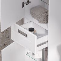 Шкаф пенал Volna Joli 40 pnJOLI40-01 Белый — фото 3, Пеналы для ванной комнаты