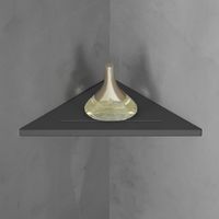 Товар: Полка из искусственного камня Abber Stein AS1652LMB угловая Черная матовая - фото 2 Полка из искусственного камня Abber Stein AS1652LMB угловая Черная матовая — фото 2, Полки для ванной и душа