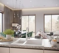 Кухонная мойка Domaci Бьелла DMC-21 арт-DMC-21-331 белая — фото 3, Кухонные мойки