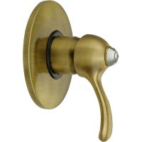 Смеситель для душа Migliore Lem Swarovski 18878 Бронза — фото 2, Смесители