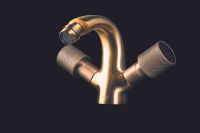 Смеситель для биде Boheme Royal Cristal 316-Royal/CRST black Бронза — фото 2, Смесители