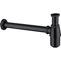 Сифон для раковины Abber AF0032B Черный матовый — фото 1, Сифоны для раковины