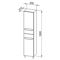 Товар: Шкаф пенал Orange Рио 40 PR 40-05KR с бельевой корзиной Белый - фото 9 Шкаф пенал Orange Рио 40 PR 40-05KR с бельевой корзиной Белый — фото 9, Мебель для ванной